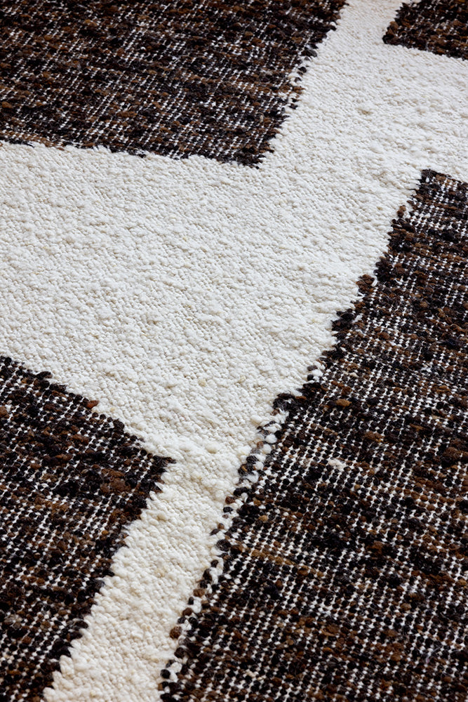 Brink & Campman Craft Fundament Chocolate/Cream 149305 Rug