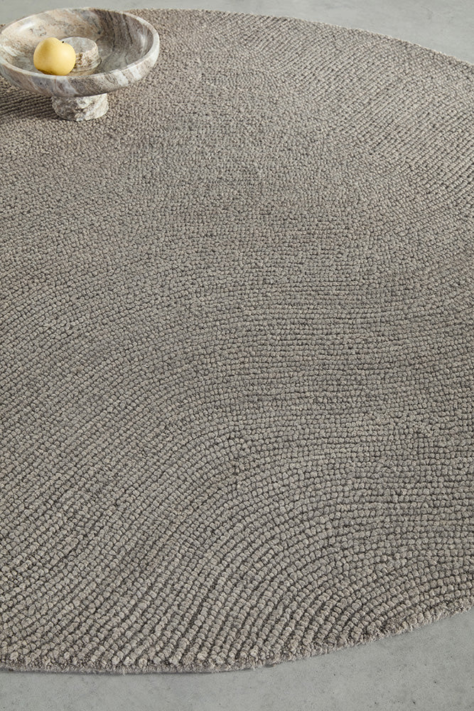 Alfombra redonda B&amp;C Decor Echo Pebble 089704