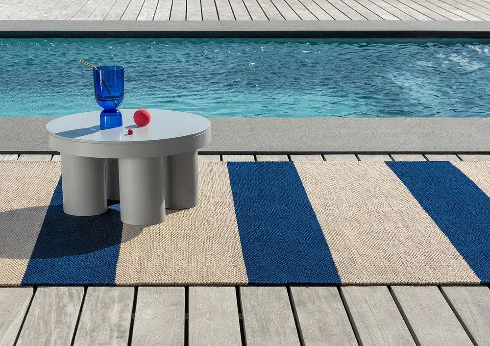 Alfombra para exteriores Brink &amp; Campman Deck azul eléctrico 496708