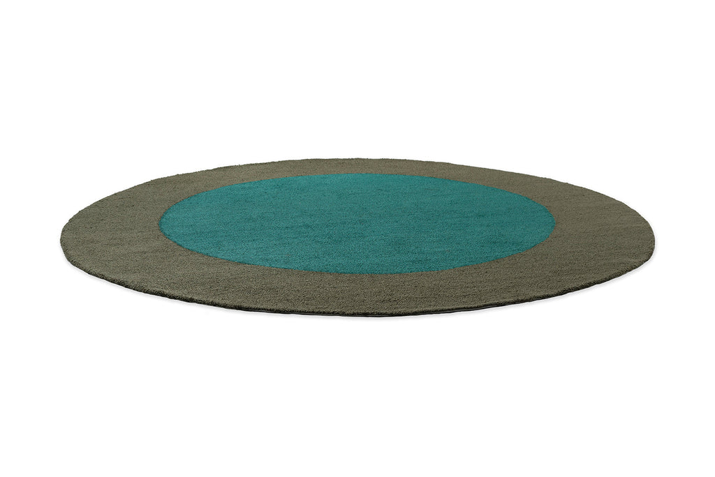 Brink &amp; Campman Habitat Festival Round Aqua 496308 Alfombra para exteriores
