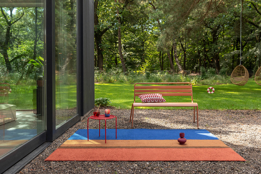 Alfombra para exteriores Brink &amp; Campman Habitat Festival Stripe Blue 496518