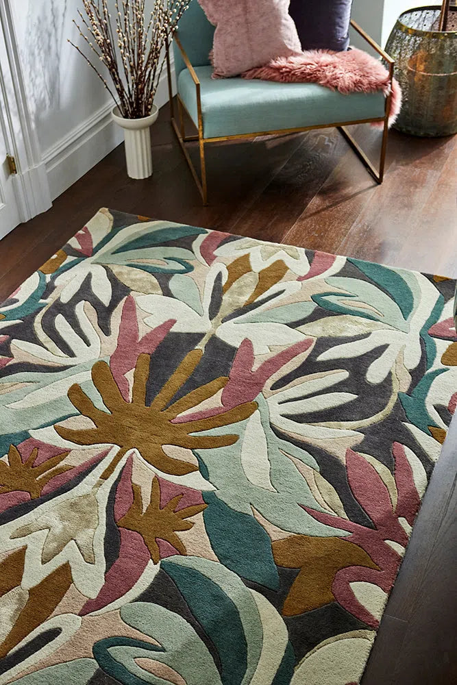 succulent area rug Harlequin Rugs Melora Positano Succulent 142702 – Casalfombra
