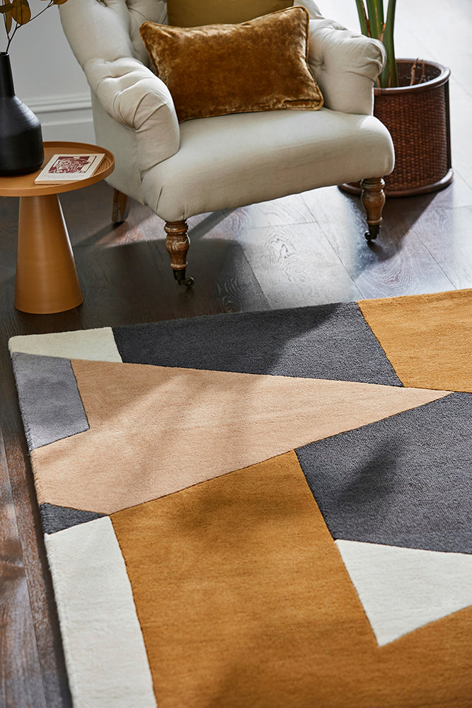 Alfombras Harlequin Popova Caramel Slate Shell 143101