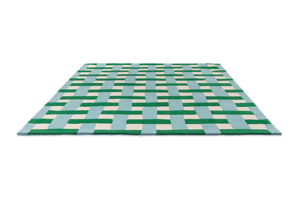 Alfombra Sophie Robinson x Harlequin Basket Weave Esmeralda/Aguamarina 144107