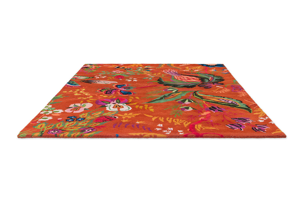 Alfombra Sophie Robinson x Harlequin Wonderland Floral Ámbar/Lapislázuli 144713