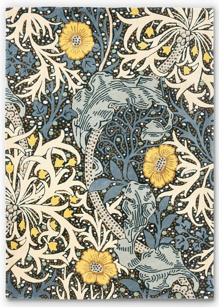 Morris &amp; Co Seaweed Teal 127008