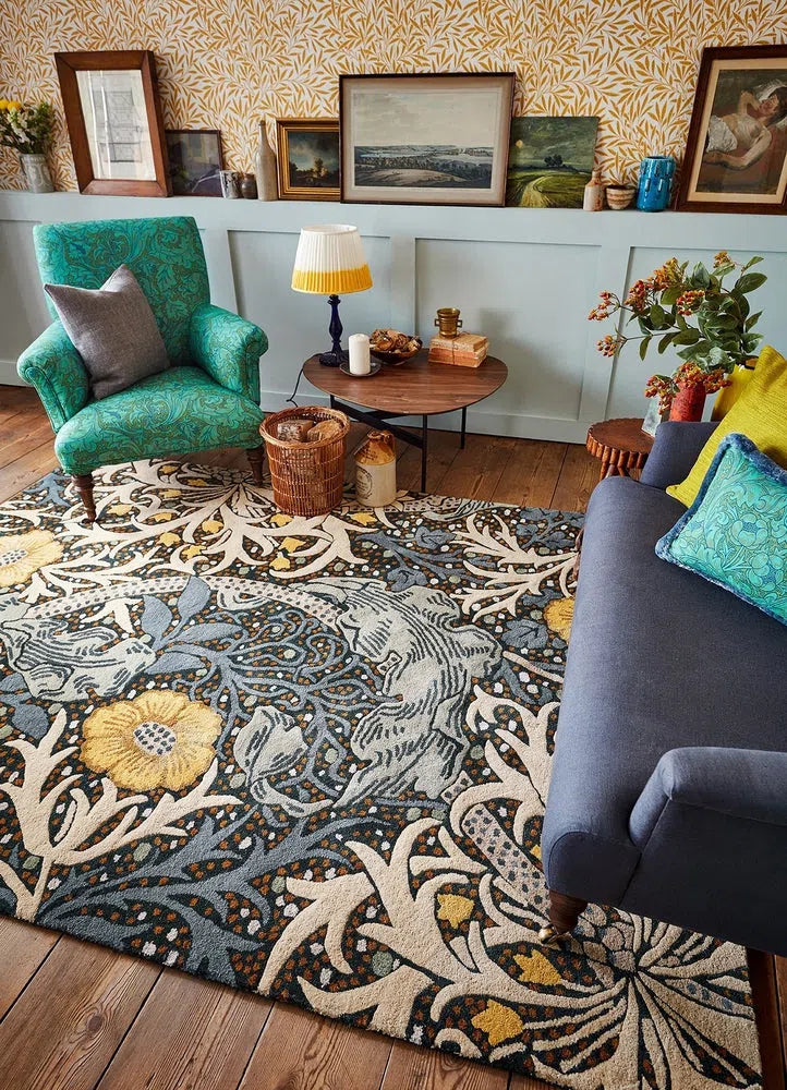 Morris &amp; Co Seaweed Teal 127008