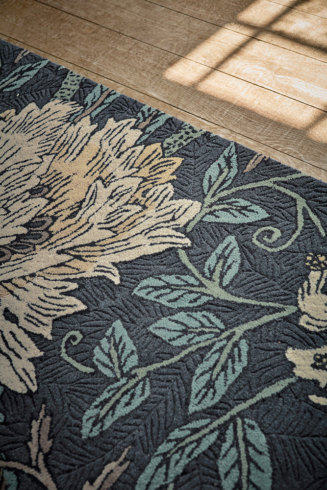 Alfombra Morris &amp; Co Honeysuckle &amp; Tulip Woad - Tomillo 130408
