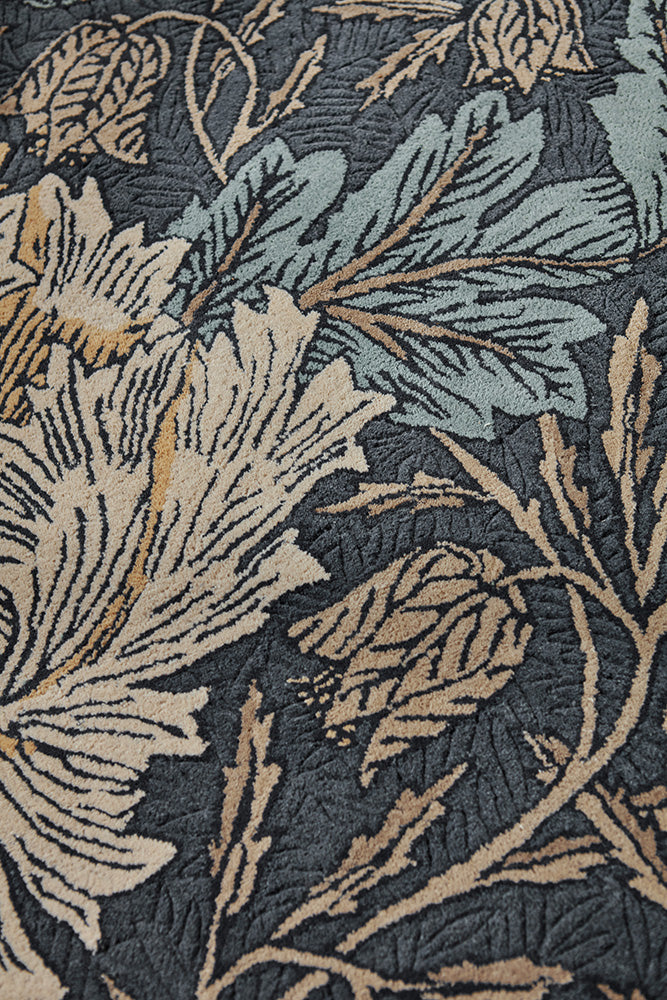 Alfombra Morris &amp; Co Honeysuckle &amp; Tulip Woad - Tomillo 130408