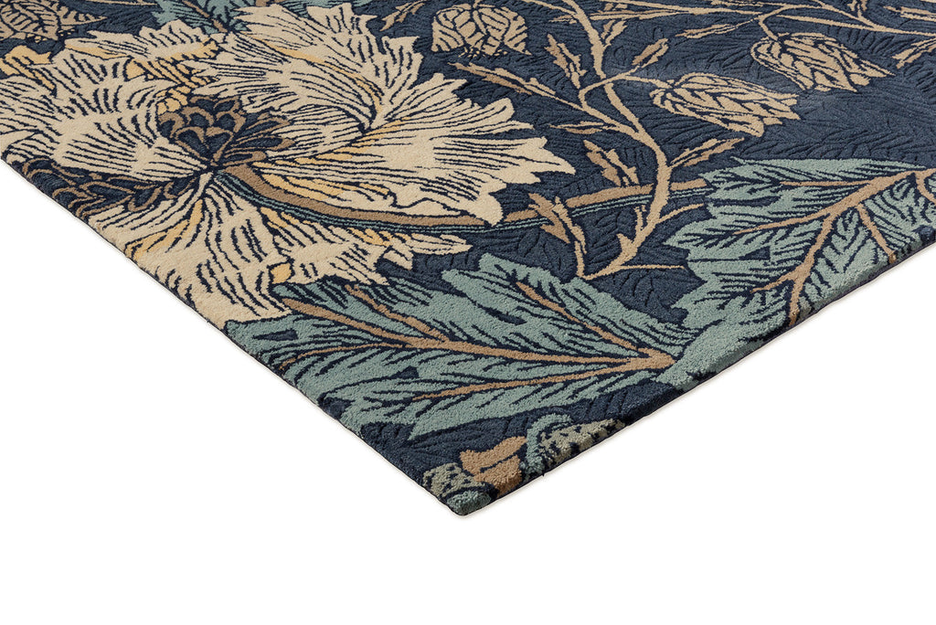 Alfombra Morris &amp; Co Honeysuckle &amp; Tulip Woad - Tomillo 130408
