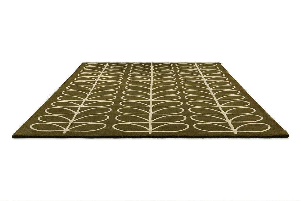 Orla Kiely Linear Stem Olive 060501 Rug