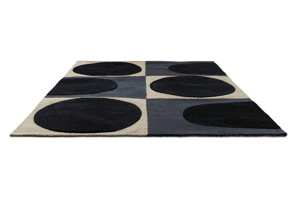 Alfombra Orla Kiely Spot Square Azul Marino 157908