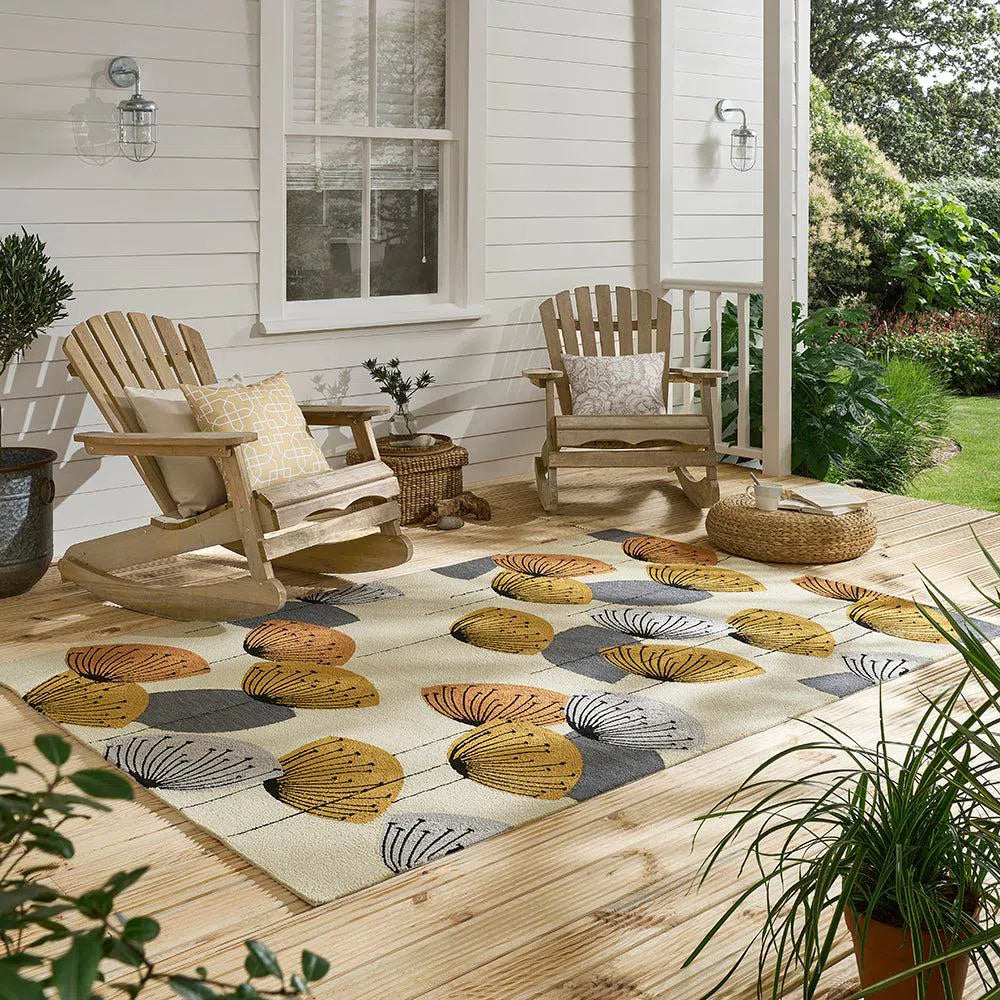 Sanderson Dandelion Clocks Ochre Outdoor 445803