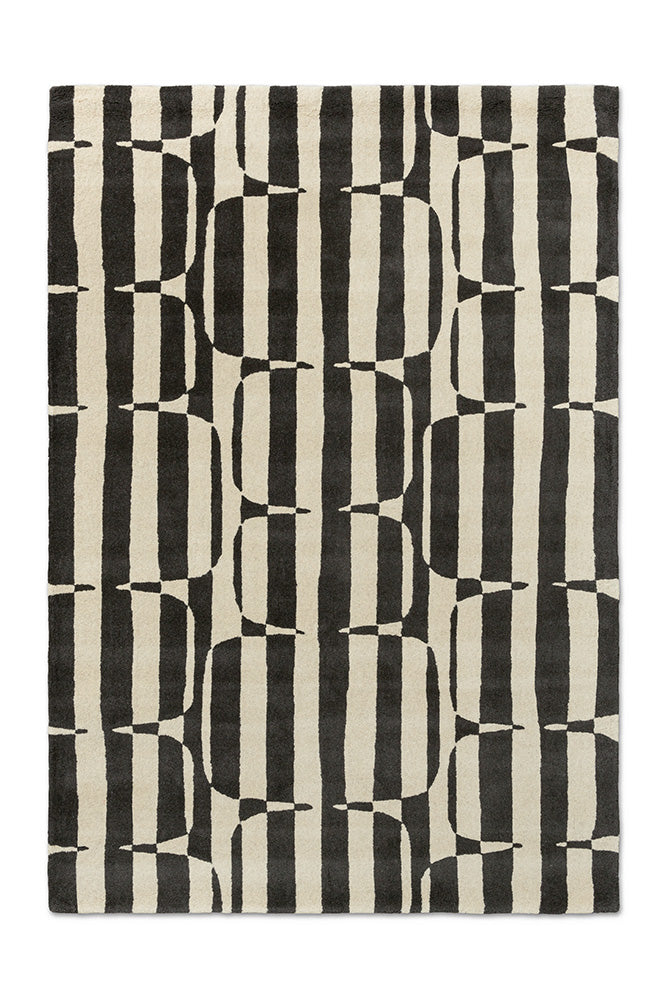 Scion Lohko Stripe Charcoal 123105 Rug
