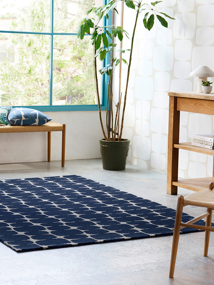 Alfombra Scion Little Lohko Indigo 124208