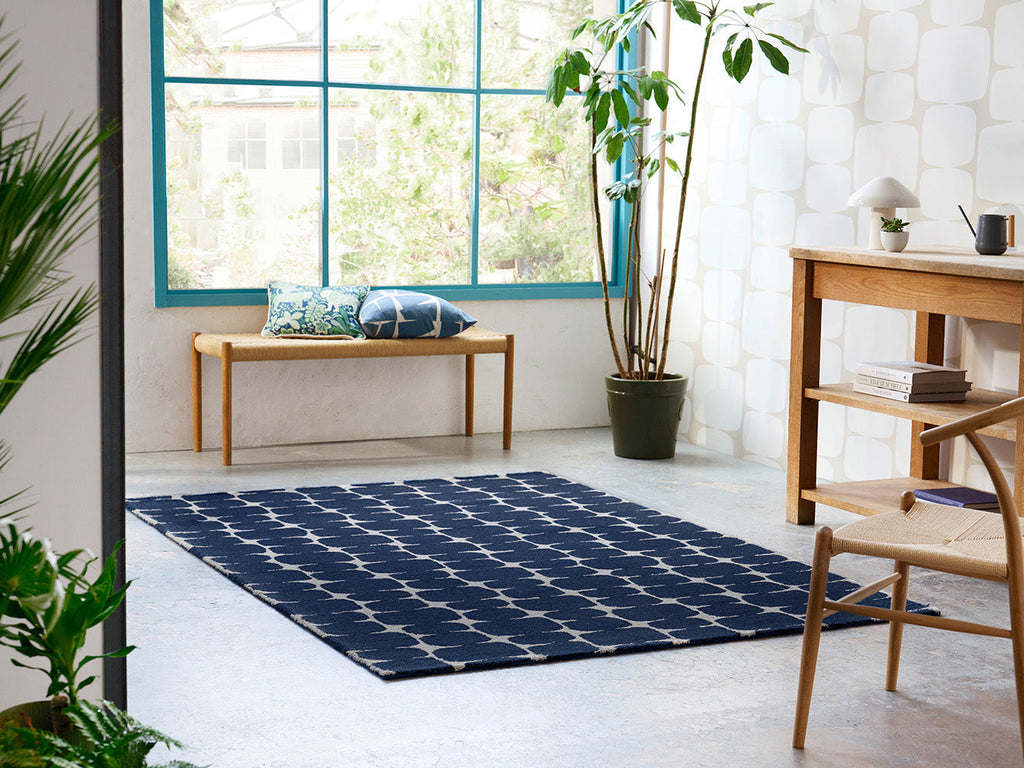 Alfombra Scion Little Lohko Indigo 124208