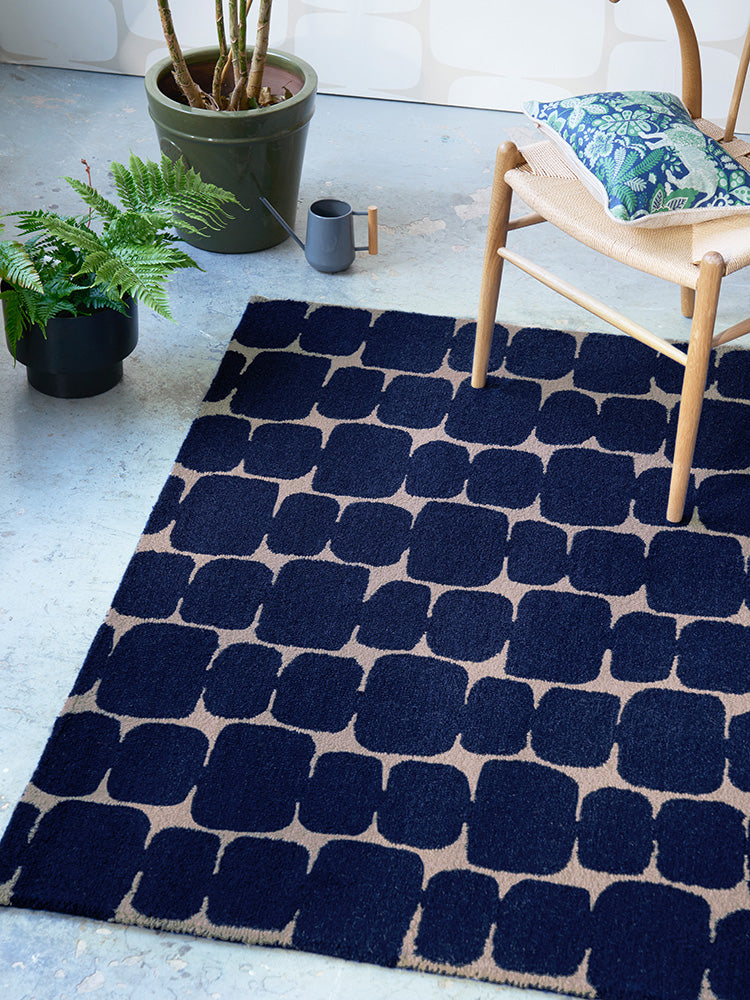 Alfombra Scion Little Lohko Indigo 124208