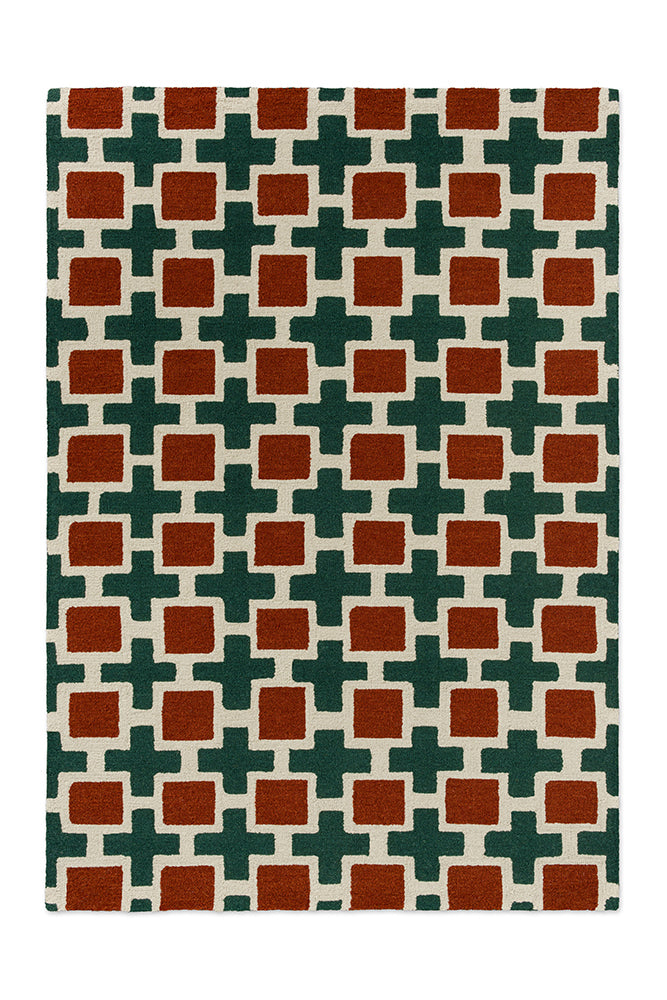 Scion Hatch Rust 124903 Rug