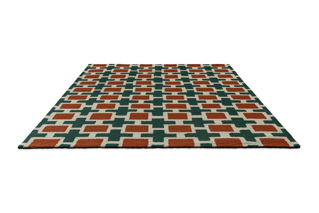 Scion Hatch Rust 124903 Rug