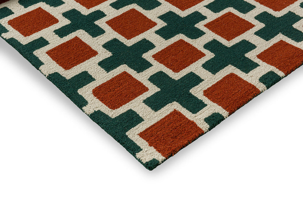 Scion Hatch Rust 124903 Rug